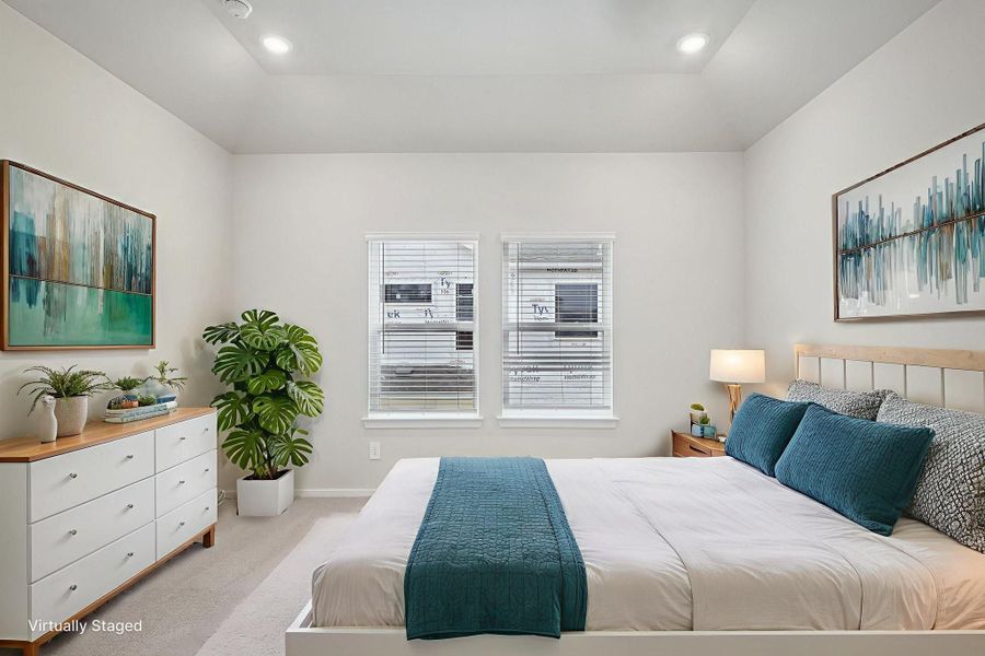 Furnished interior view inside a new home in Pinewood Trails - City Series, Atascocita (Image 12).