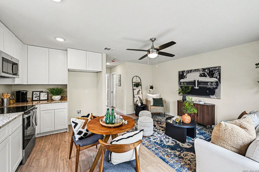 Furnished interior view inside a new home in , San Antonio (Image 10).