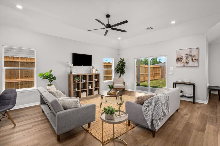 Great open space for entertaining