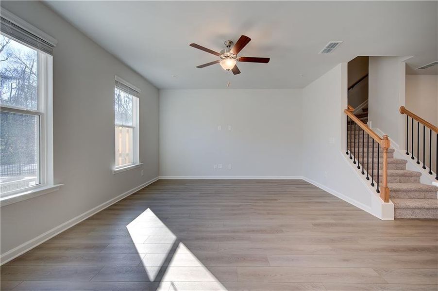 Spacious, unfurnished interior of a new home in Auburn Ridge, Riverdale (Image 13). Spacious, unfurnished interior of a new home in Auburn Ridge, Riverdale (Image 13).