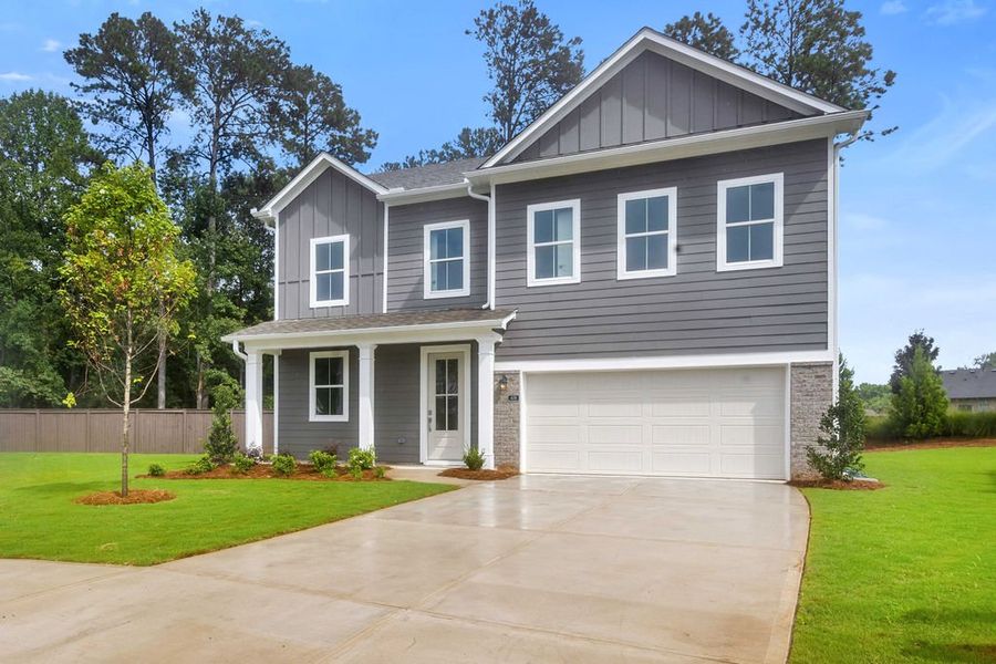 Representative exterior photo of a completed home built from the Canton by UnionMain Homes in Three Rivers, Rome, GA (Image 18).