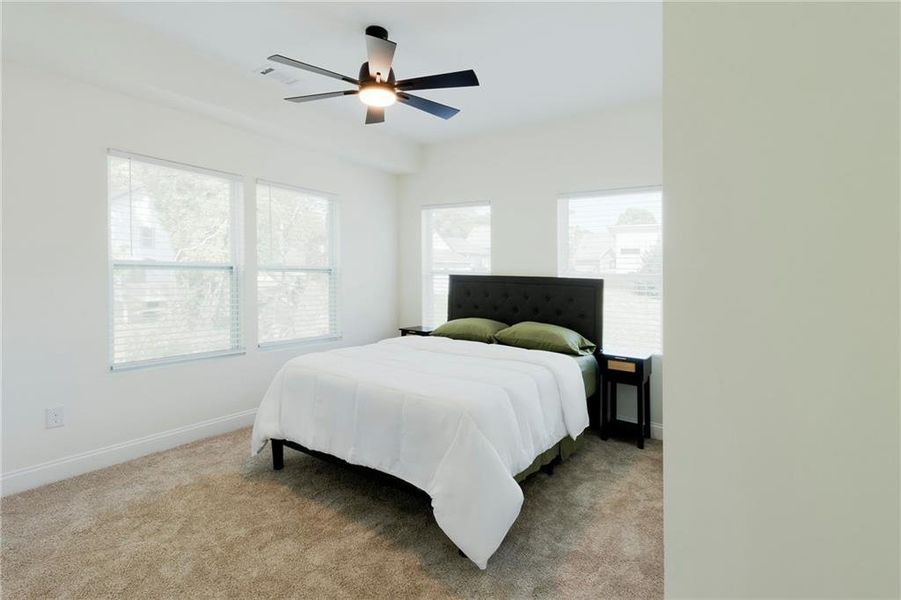 Furnished interior view inside a new home in , Atlanta (Image 9).
