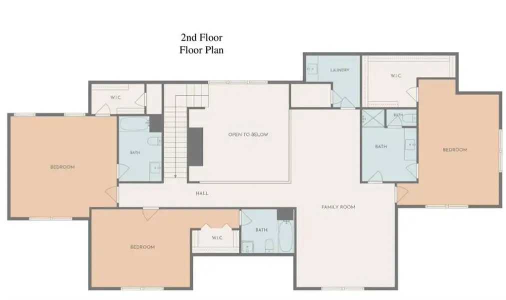 2D floor plan layout of this home in , Cumming, GA (Image 6).