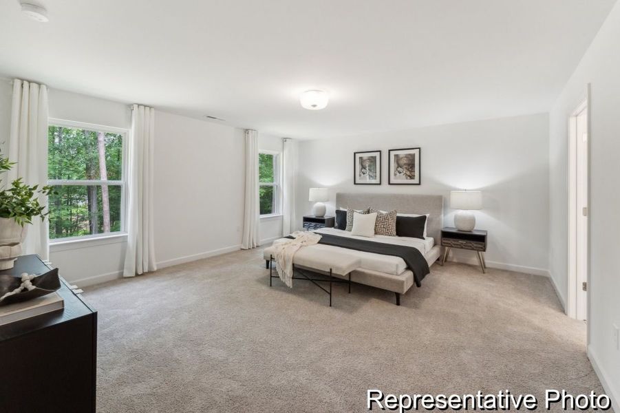 Furnished interior view inside a new home in Edgewater - Lakeview Point, Lancaster (Image 13).