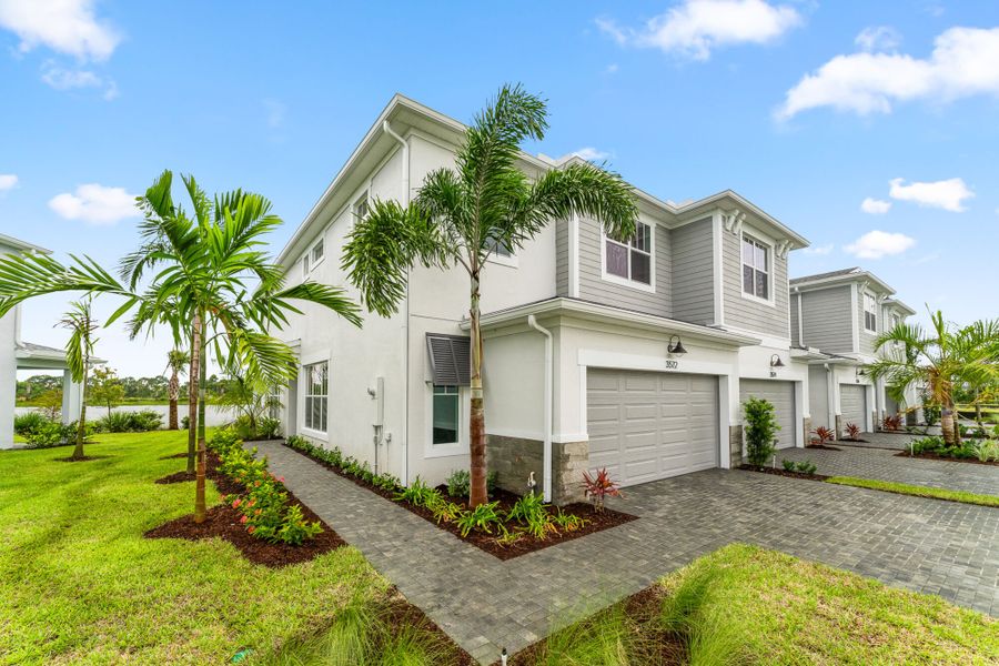 Exterior details and patio area of a home in Avila, Jensen Beach (Image 1).