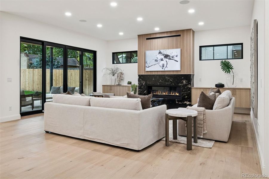 Furnished interior view inside a new home in , Denver (Image 15).