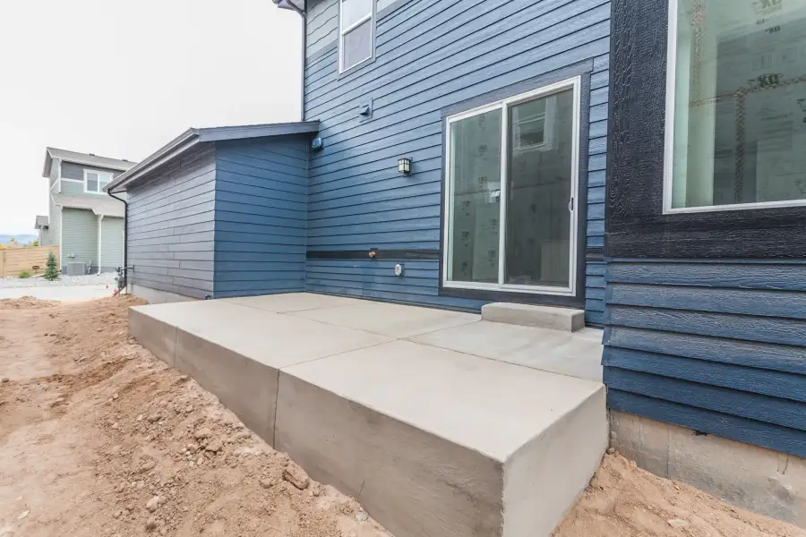 Exterior details and patio area of a home in Trailside, Timnath (Image 25). Exterior details and patio area of a home in Trailside, Timnath (Image 25).