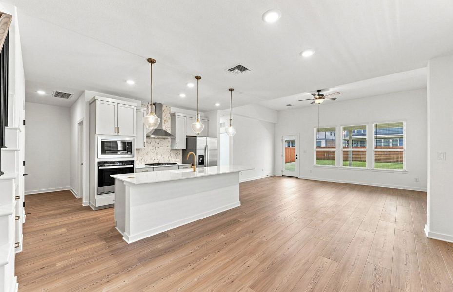 Furnished interior view inside a new home in Santa Rita Ranch, Liberty Hill (Image 4).