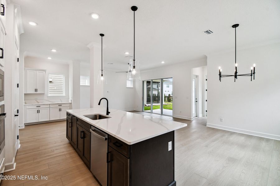 Furnished interior view inside a new home in Seven Pines 40' Front Entry, Jacksonville (Image 2). Furnished interior view inside a new home in Seven Pines 40' Front Entry, Jacksonville (Image 2).