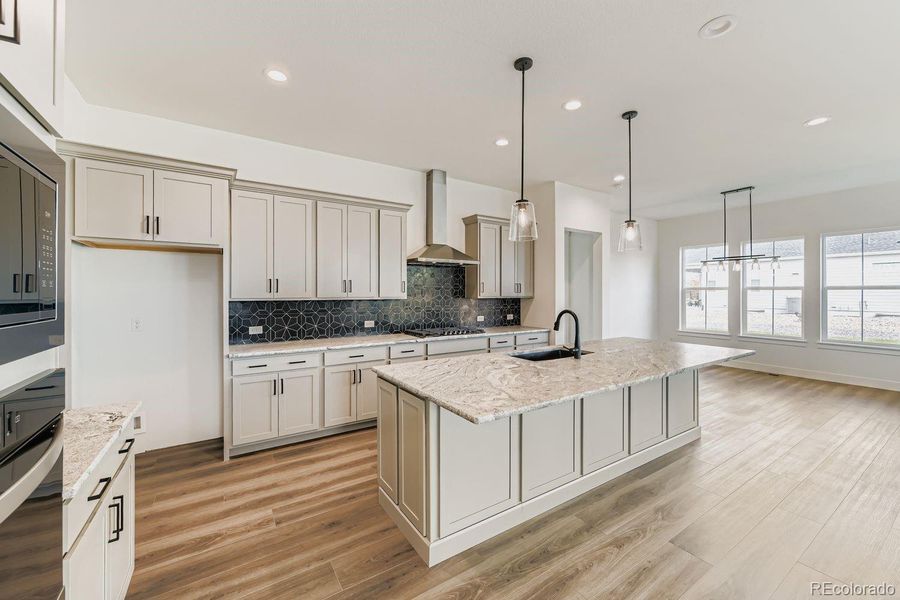 Furnished interior view inside a new home in Timber Ridge, Colorado Springs (Image 11).