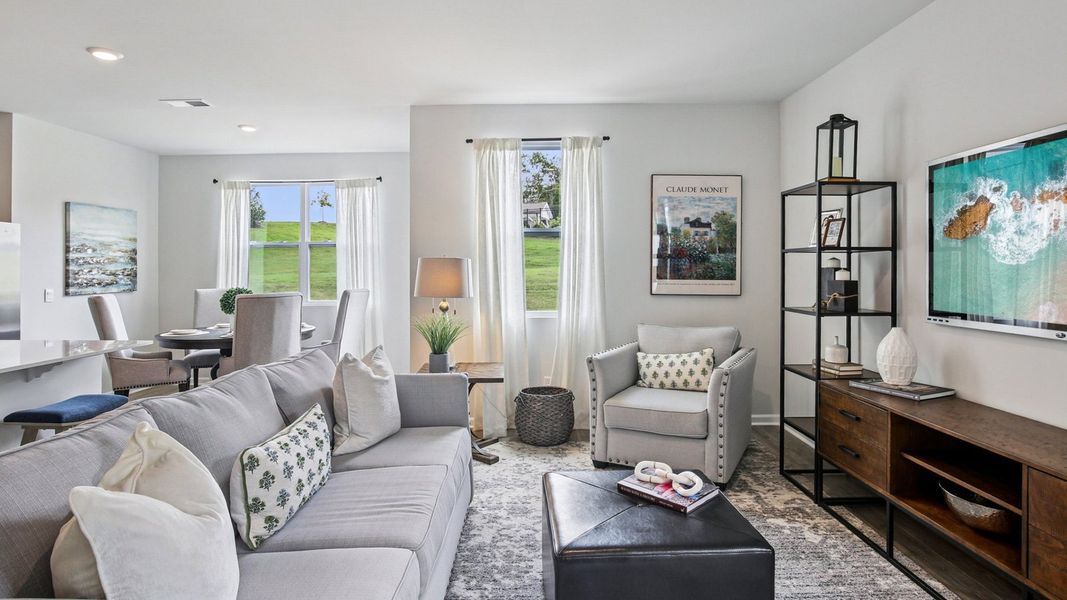 Furnished interior view inside a new home in The Parks, White House (Image 9).