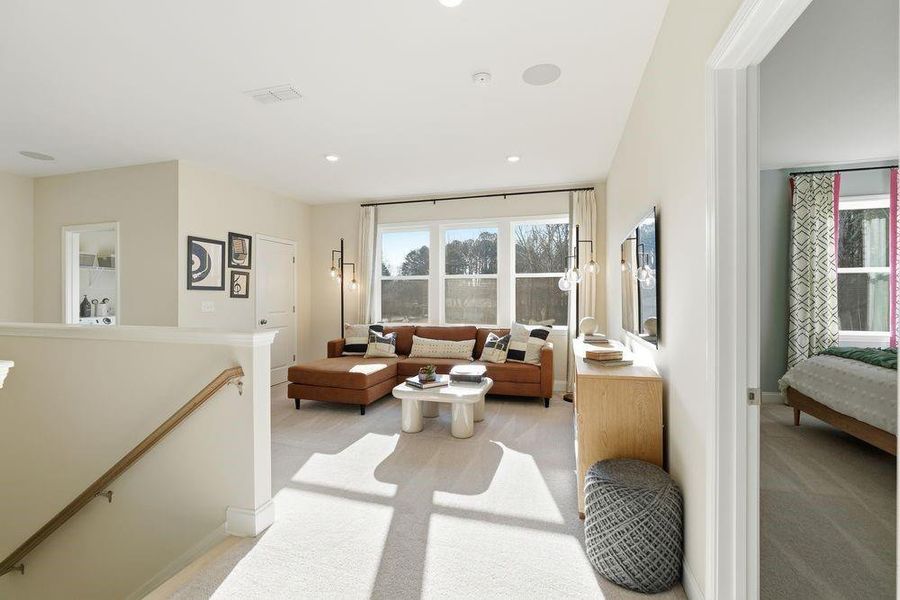 Furnished interior view inside a new home in Dreycott, Lawrenceville (Image 7). Furnished interior view inside a new home in Dreycott, Lawrenceville (Image 7).