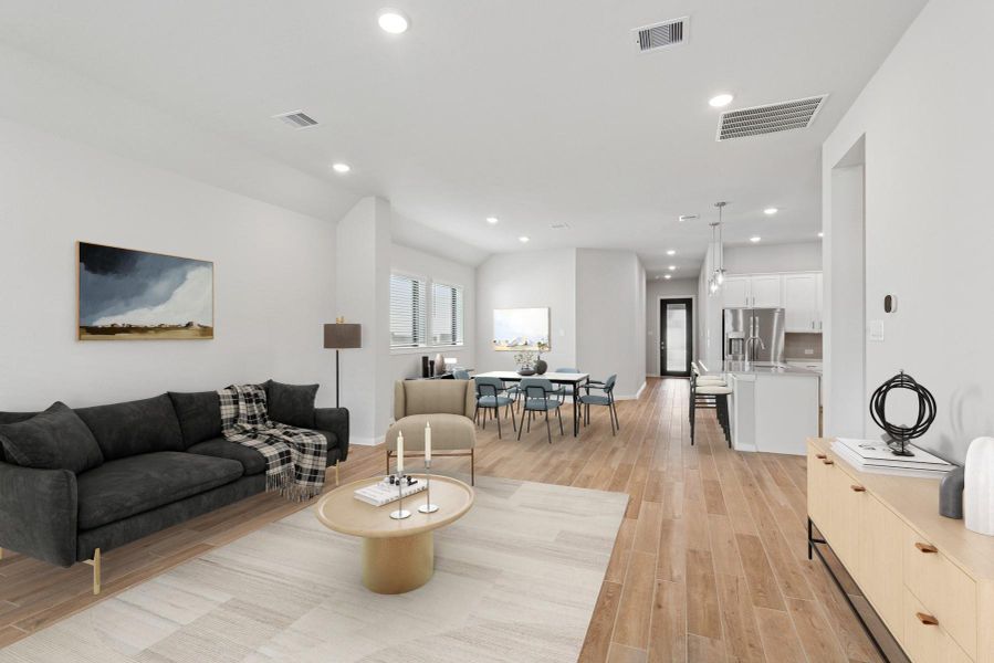 Furnished interior view inside a new home in Audubon 45' Homesites, Magnolia (Image 10).