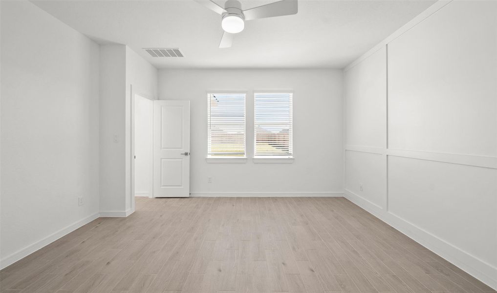 Relaxing primary suite (*Photo not of actual home and used for illustration purposes only.)