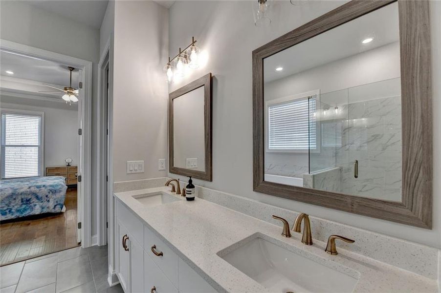 Furnished interior view inside a new home in , Duluth (Image 52).