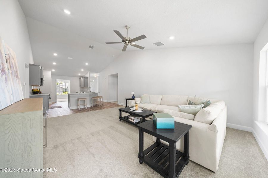 Furnished interior view inside a new home in Palm Bay, Palm Bay (Image 13). Furnished interior view inside a new home in Palm Bay, Palm Bay (Image 13).