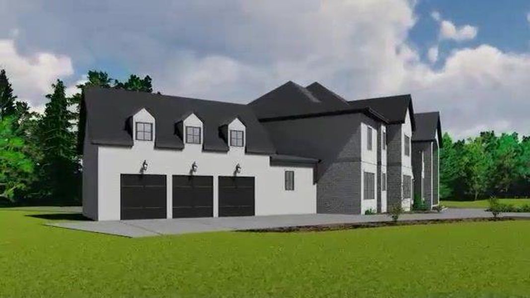 Front exterior of a new home in , Alpharetta, GA, highlighting curb appeal (Image 13).