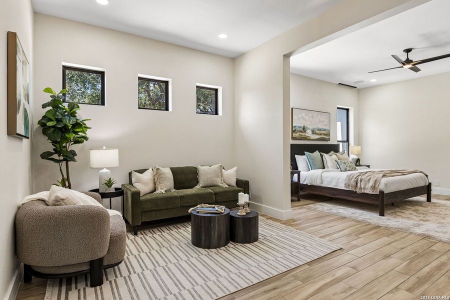 Furnished interior view inside a new home in , Leon Valley (Image 52).