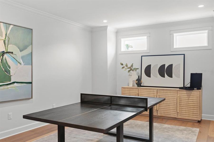 Furnished interior view inside a new home in , Tampa (Image 39).