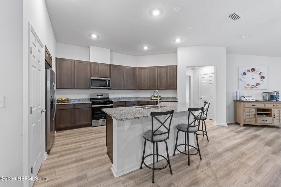 Furnished interior view inside a new home in Copper Ridge, Jacksonville (Image 38).
