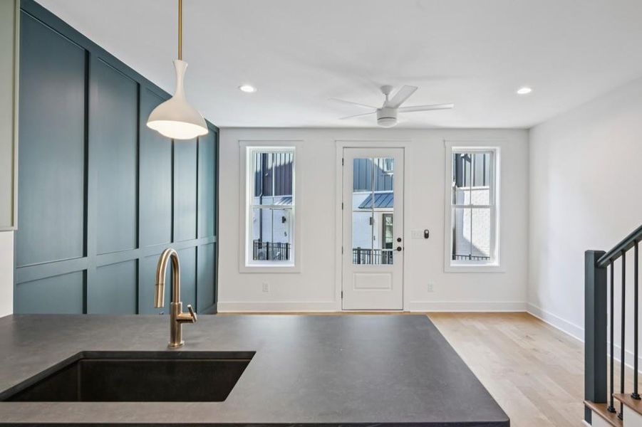 Furnished interior view inside a new home in , Atlanta (Image 14).