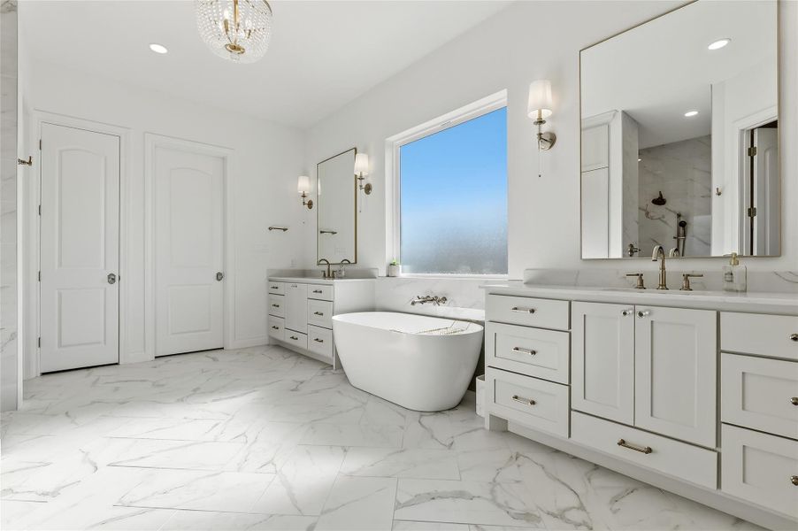 Furnished interior view inside a new home in , Bryan (Image 17).