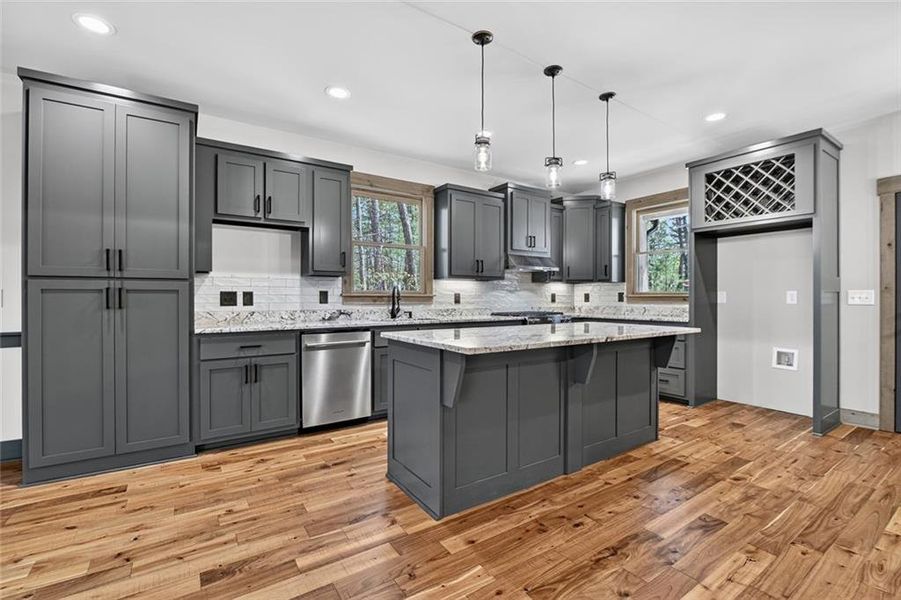 Furnished interior view inside a new home in , Ellijay (Image 6).