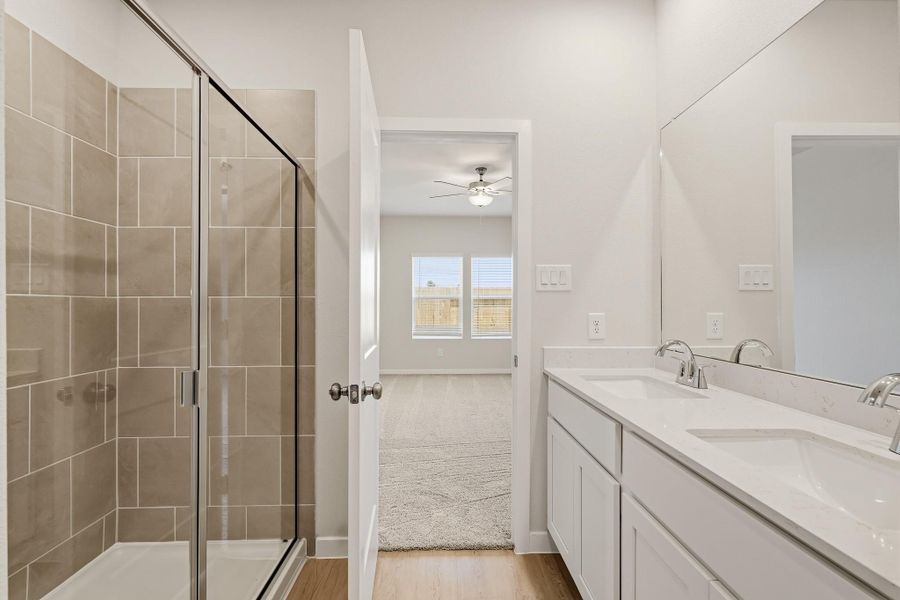 Furnished interior view inside a new home in Northpark South, Porter (Image 7).