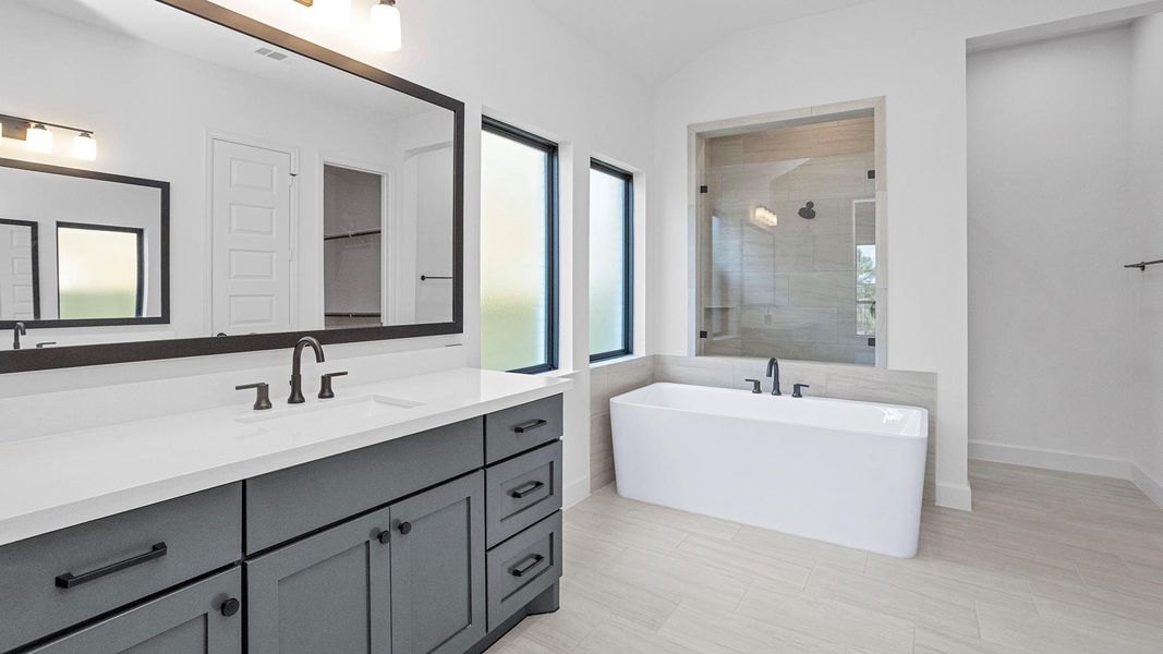 Furnished interior view inside a new home in Artavia, Conroe (Image 3). Furnished interior view inside a new home in Artavia, Conroe (Image 3).