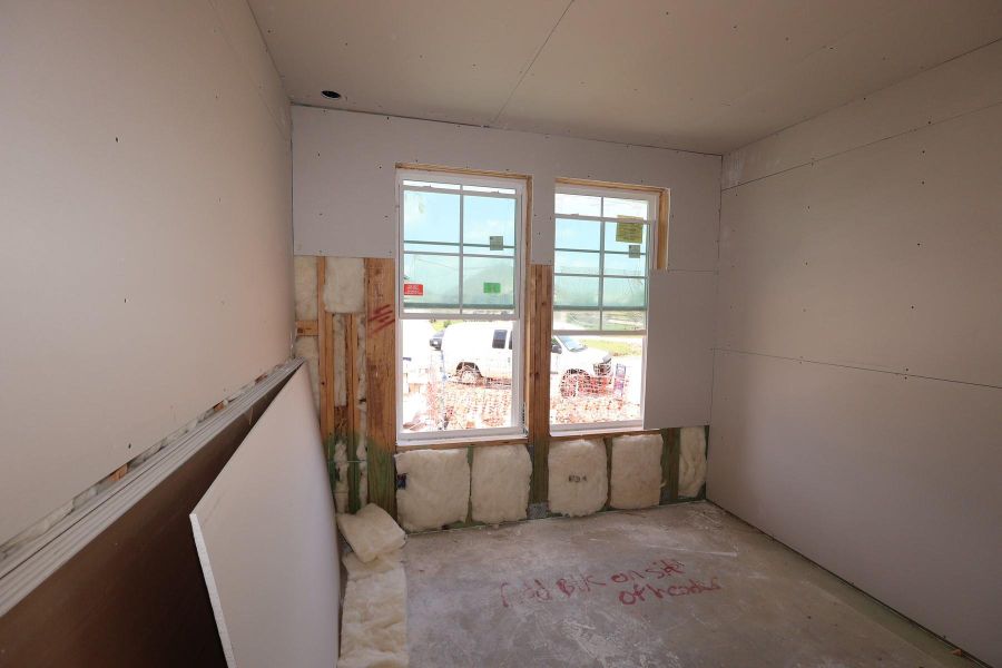 In-progress construction of a new home in Jordan Ranch - Terrace Collection, Fulshear, TX (Image 4). In-progress construction of a new home in Jordan Ranch - Terrace Collection, Fulshear, TX (Image 4).