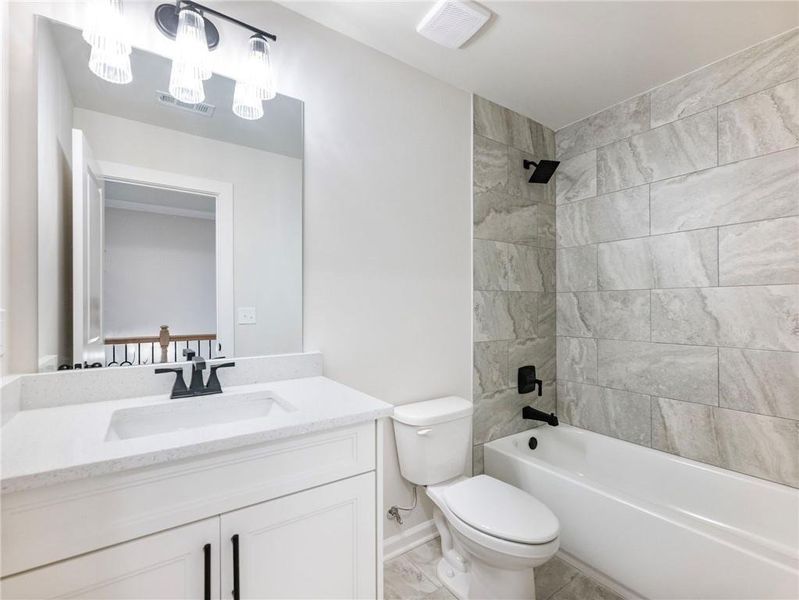 Furnished interior view inside a new home in , Buford (Image 16).