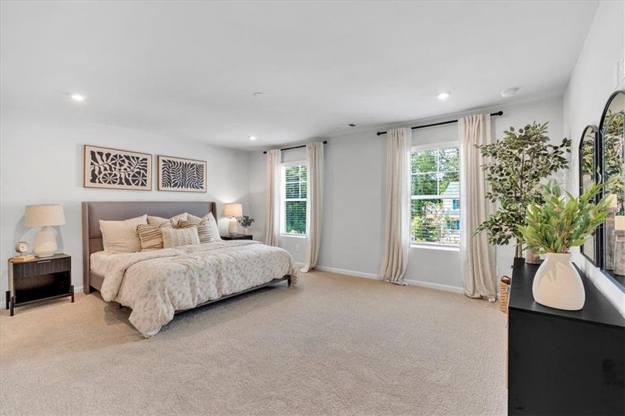 Furnished interior in a model home at Sweetlake Grove in Mableton (Image 42). Furnished interior in a model home at Sweetlake Grove in Mableton (Image 42).