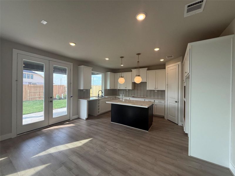 This home is special as it has a window overlooking the back patio. Stainless-steel built-in appliances will be included.