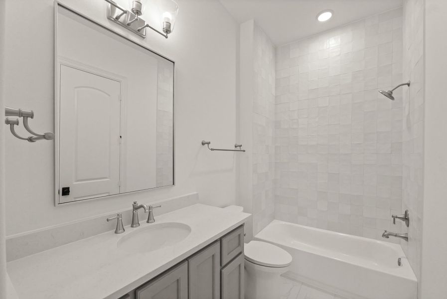 Furnished interior view inside a new home in The Park and The Reserve, Fulshear (Image 8).