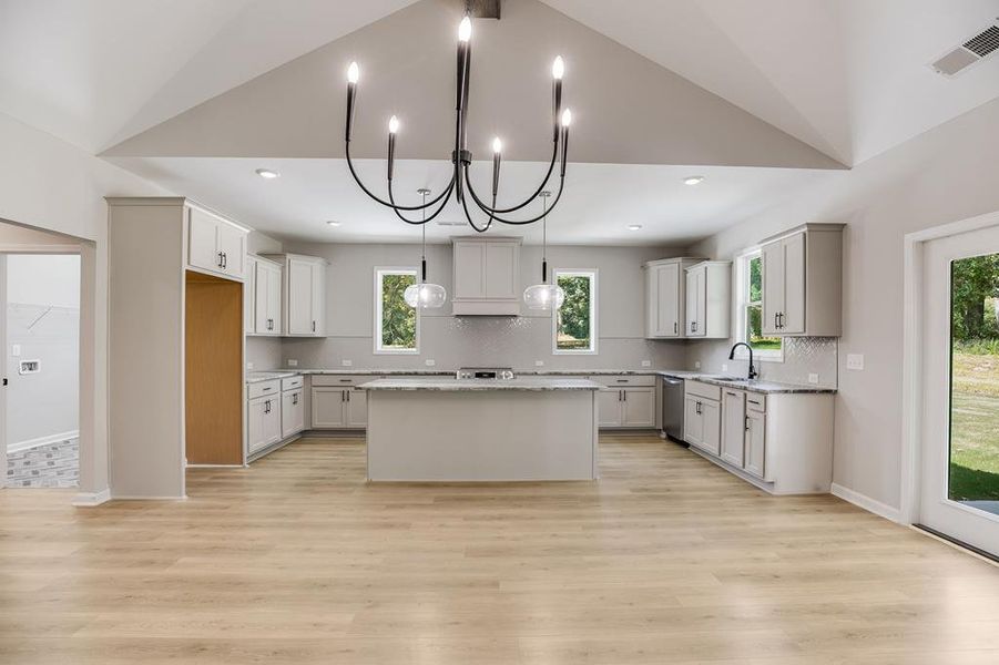 Furnished interior view inside a new home in LOVVORN ESTATES, Carrollton (Image 4).