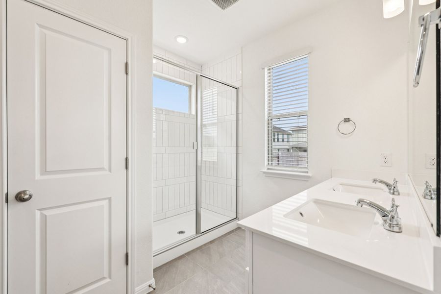 Furnished interior view inside a new home in Crosswinds, Kyle (Image 8).