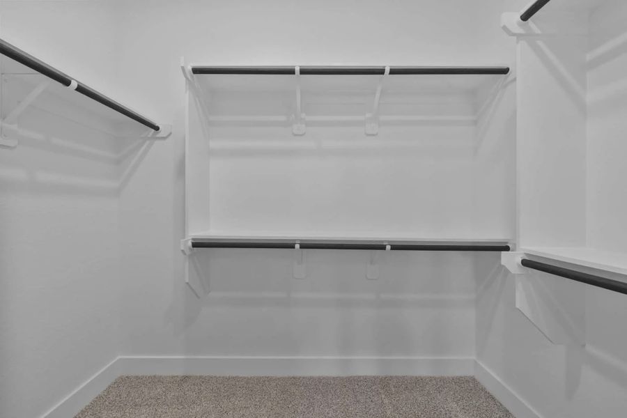Representative unfurnished interior of a home built from the Carriagehouse by Chesmar Homes in Meridiana Townhomes, Iowa Colony (Image 24).