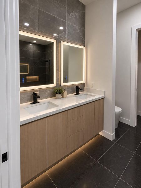 Furnished interior view inside a new home in , Houston (Image 17).