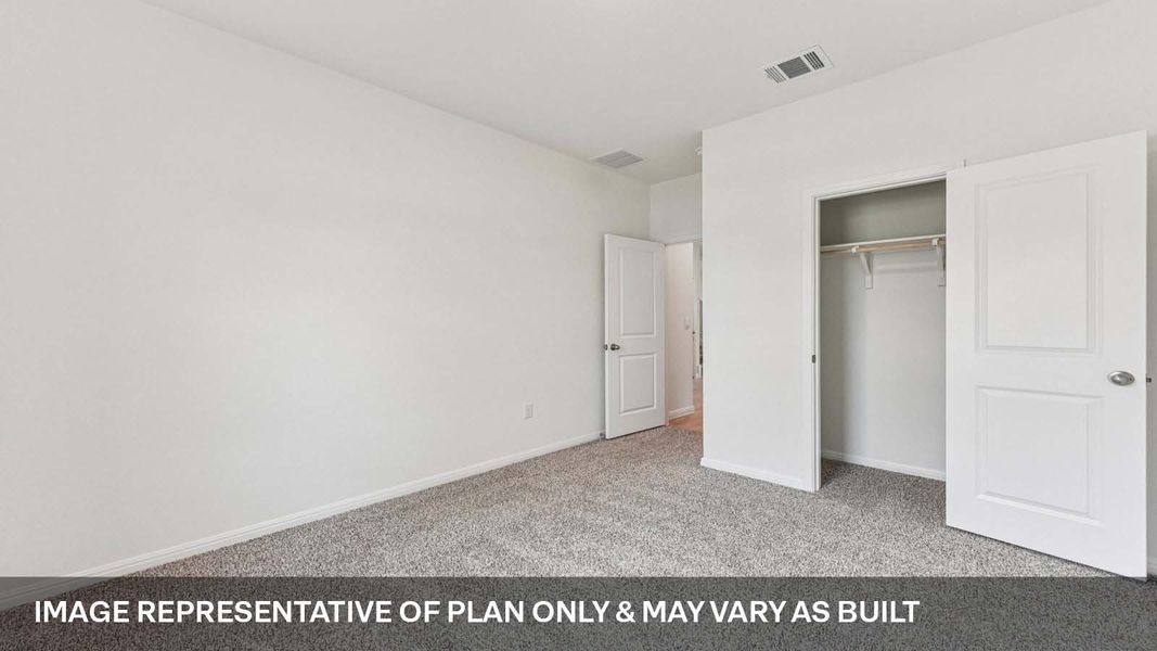Representative unfurnished interior of a home built from the The Mitchell by D.R. Horton in Bar W Ranch, Leander (Image 17).
