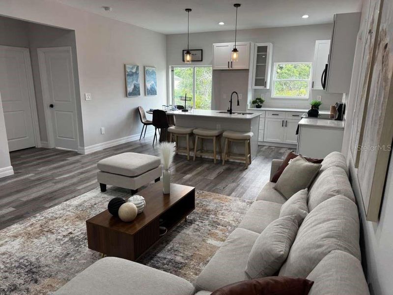 Furnished interior view inside a new home in , Sebring (Image 4).