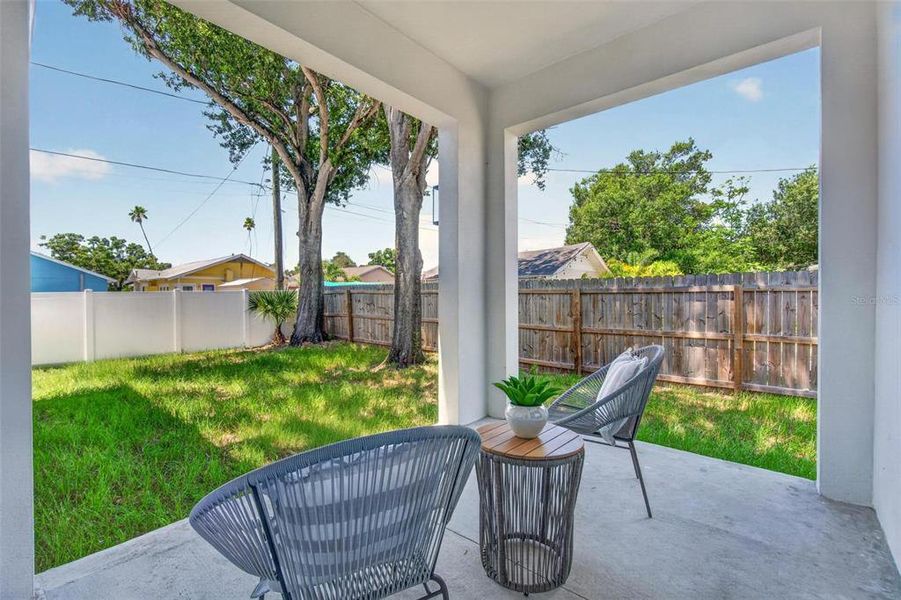 Exterior details and patio area of a home in , St. Petersburg (Image 27). Exterior details and patio area of a home in , St. Petersburg (Image 27).