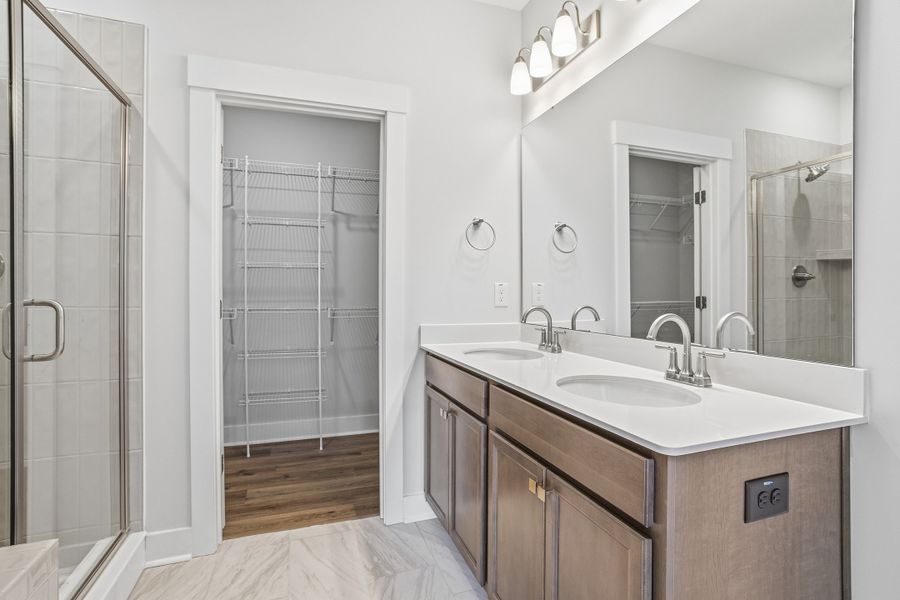 Furnished interior view inside a new home in Sweetbrier, Durham (Image 11).