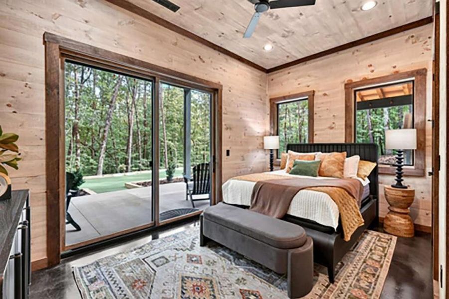 Furnished interior view inside a new home in , Blue Ridge (Image 9).