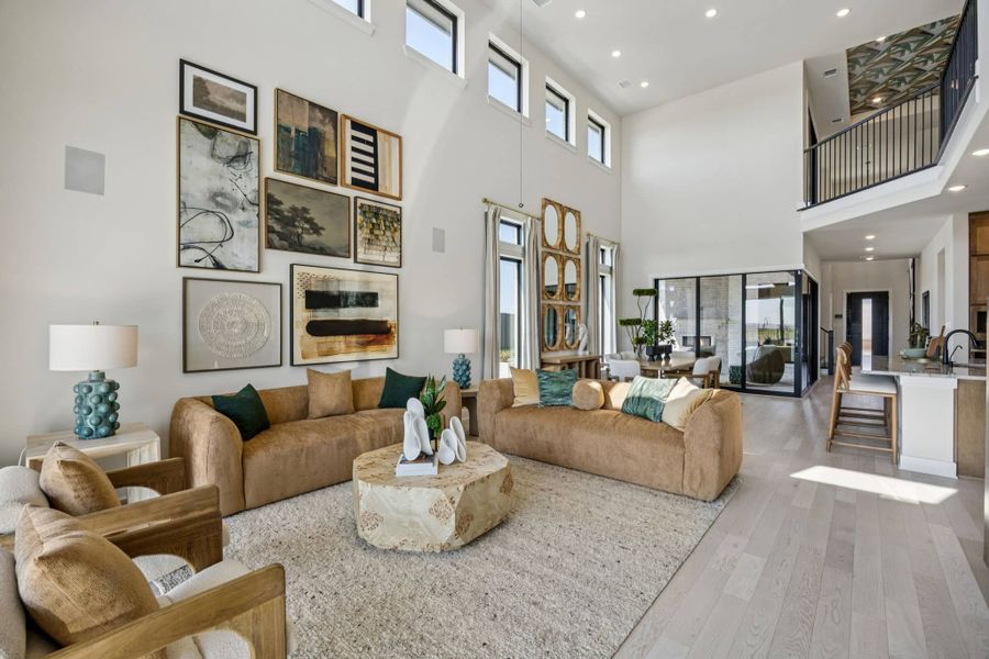 Furnished interior view inside a new home in The Grove Frisco, Frisco (Image 4).