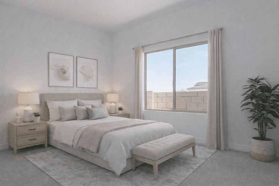 Furnished interior view inside a new home in Harmony at Montecito in Estrella, Goodyear (Image 13).