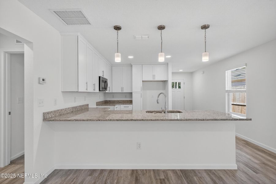 Furnished interior view inside a new home in , Jacksonville (Image 6). Furnished interior view inside a new home in , Jacksonville (Image 6).