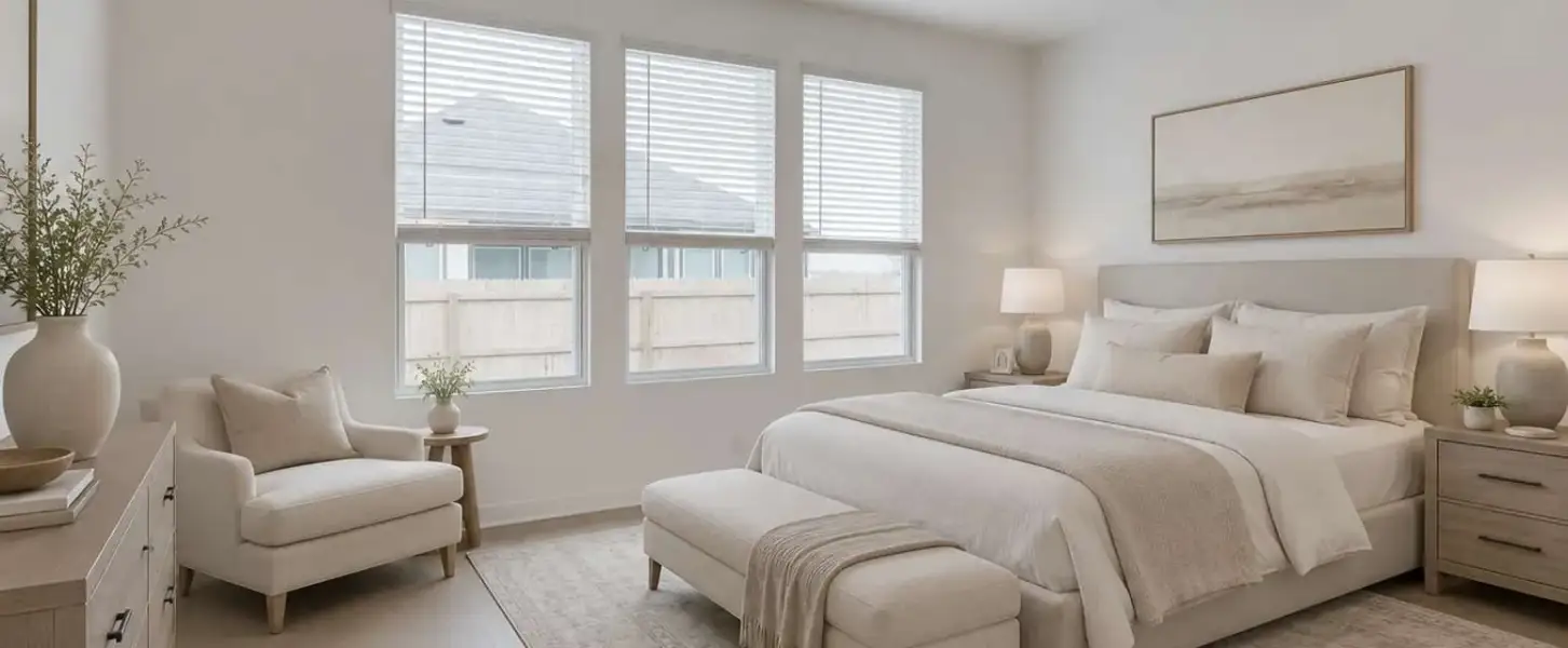 Representative furnished interior of a home built from the Blanco by Ashton Woods in Saddlebrook Ranch, Schertz (Image 7).