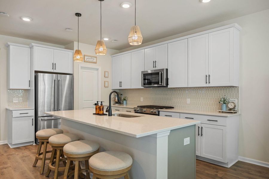 Furnished interior view inside a new home in Jasmine Point at Lakes of Cane Bay, Summerville (Image 33).