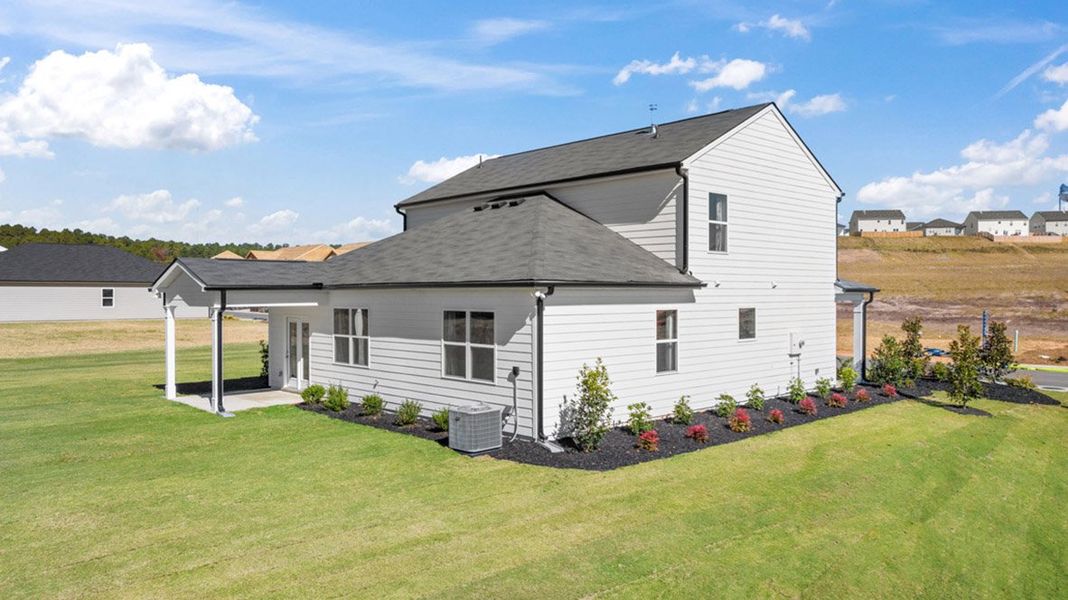 Representative exterior photo of a completed home built from the Belfort by D.R. Horton in The Abbey at Trolley Run Station, Aiken, SC (Image 19). Representative exterior photo of a completed home built from the Belfort by D.R. Horton in The Abbey at Trolley Run Station, Aiken, SC (Image 19).