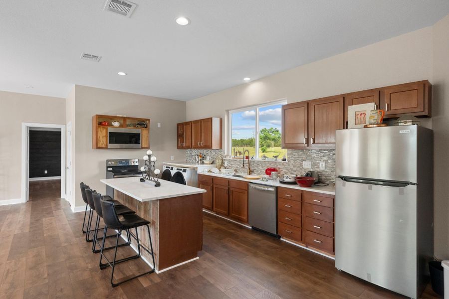 Furnished interior view inside a new home in , Leander (Image 11).